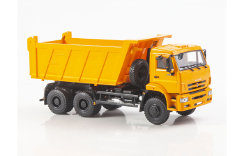 Камский грузовик 6522 самосвал (рестайлинг), оранжевый
