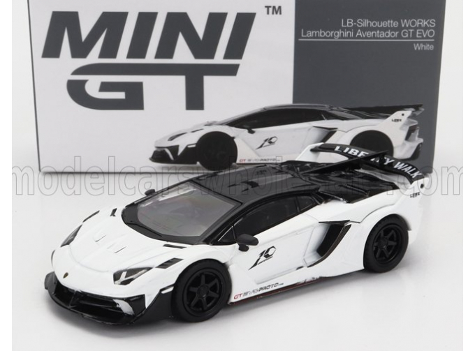 LAMBORGHINI Aventador Gt Evo Lb-works Silhouette Rhd (2019), White