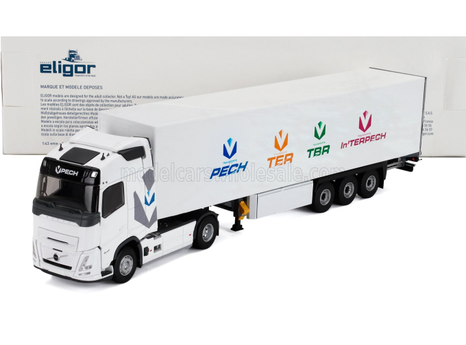 VOLVO Fh Aero Truck Cassonato Pech Transports (2024), White