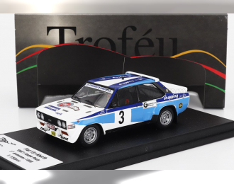 FIAT 131 Abarth Winner Rally Circuit Des Ardennes (1980) Didi - Andre Pauly, White Blue