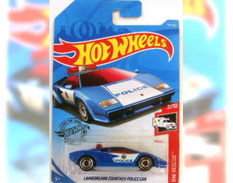 LAMBORGHINI Countach Police Car, light blue