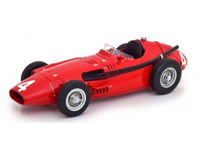 MASERATI 250F GP France 1957 #4 Behra, red