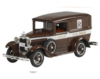 FORD MODEL-A VAN US MAIL (1931), brown