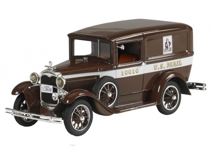 FORD MODEL-A VAN US MAIL (1931), brown