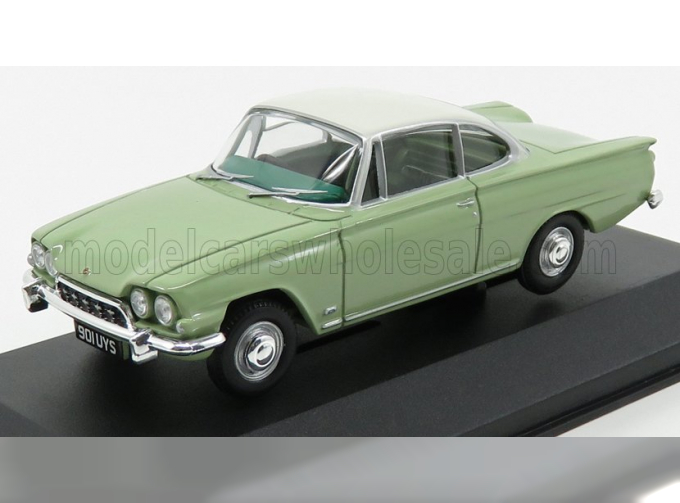 FORD Capri 109e Coupe (1961), Light Green White