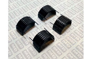 Брызговики задней оси двухскатные трехсекционные 2-ой и 3-ей оси