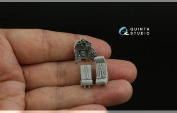 3D Декаль интерьера кабины Ми-24В NATO (Hobby Boss/ARK Models) (с 3D-печатными деталями)