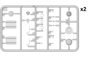 Сборная модель CHEVROLET G7117 4x4 Truck Military 1955