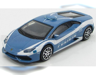 LAMBORGHINI Huracan Lp610-4 2014 Polizia - Police, Light Blue White