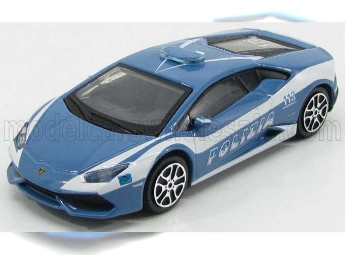 LAMBORGHINI Huracan Lp610-4 2014 Polizia - Police, Light Blue White