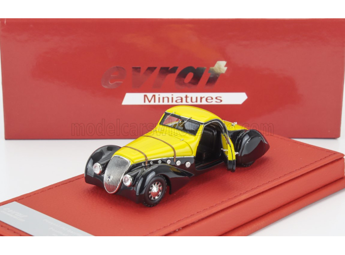 PEUGEOT 402 Darl Mat Coupe (1938), Yellow Black