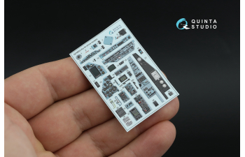 3D Декаль интерьера кабины Ка-50 (серо-голубые панели) (arma models)