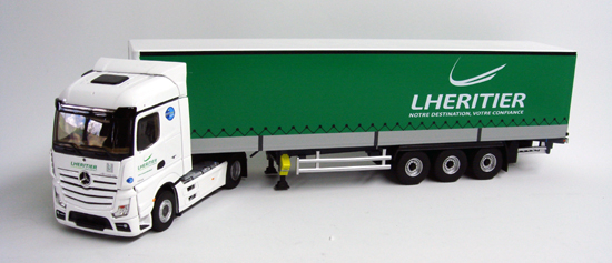 MERCEDES-BENZ ACTROS MP4 STREAMSPACE с полуприцепом "LHERITIER" 2014 Green