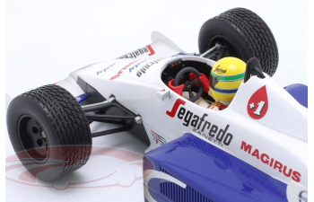 TOLEMAN F1 Tg184 Hart Turbo №19 2nd Monaco Gp (1984) Ayrton Senna (1984) + книга Ayrton Senna – Neue Bilder einer Legende