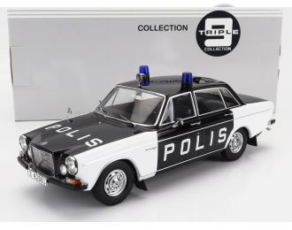 VOLVO 164 Sweden Polis Police (1970), White Black