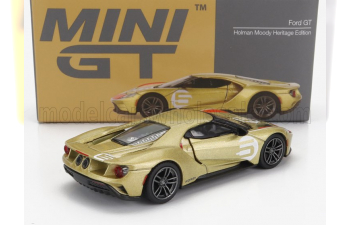 FORD Gt Heritage Edition №5 Holman Moody (2022), Gold Red