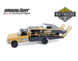 DODGE RAM D350 эвакуатор "Hotton Speed Shop" 1985 с DODGE Coronet "Hotton Speed Shop" (1965)