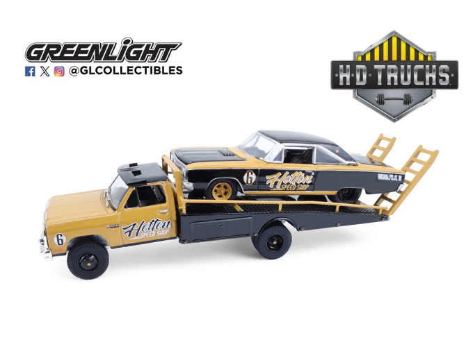 DODGE RAM D350 эвакуатор "Hotton Speed Shop" 1985 с DODGE Coronet "Hotton Speed Shop" (1965)