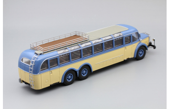 MERCEDES-BENZ O10000 Bus, blue / cream / grey