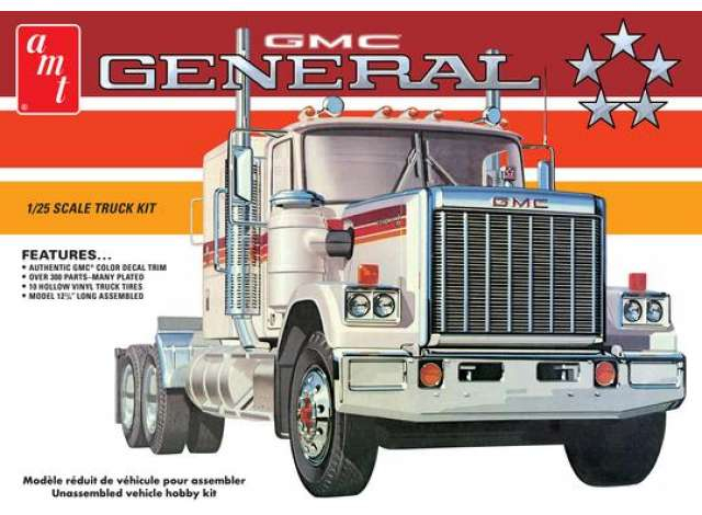 Сборная модель GMC General Semi Tractor, plastic modelkit 1976