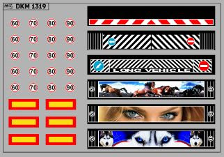 Декаль Брызговик для гузовиков и прицепов вариант 10