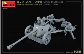 Сборная модель Military Pak 40 Late German 7.5cm Anti-tank Gun