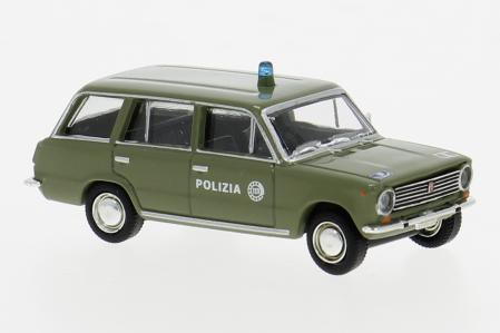 FIAT 124 Familiare Polizia (1966), olive green