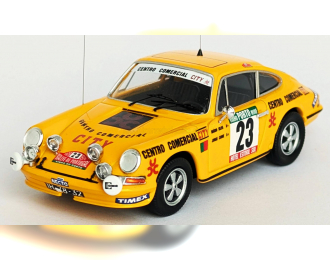 PORSCHE 911s Coupe (night Version) №23 Rally Portugal (1978) Mario Silva - Jorge Cirne, Yellow