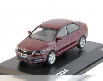 SKODA Rapid (2012), rosso brunello metallic