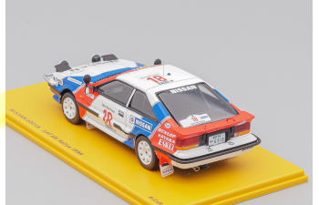 NISSAN 200SX 2nd Safari Rallye #18 (1988), white / red / blue