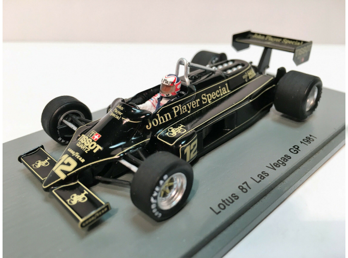 Lotus 87 #12 US GP 1981 Nigel Mansell