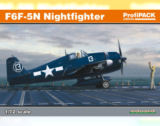 Сборная модель Американский палубный истребитель Grumman F6F-5N Hellcat Nightfighter