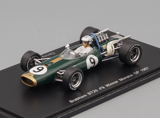 BRABHAM BT20 №9 Победитель Monaco GP (Denny Hulme) 1967, black