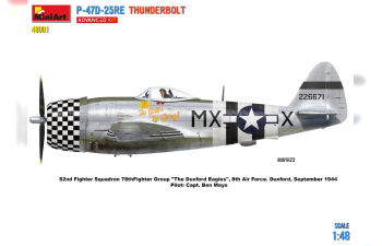 Сборная модель DRAGON WINGS P-47D-25RE Thunderbolt Airplane Military