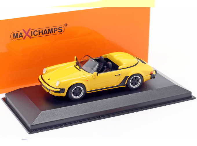 PORSCHE 911 SPEEDSTER - 1988 - YELLOW