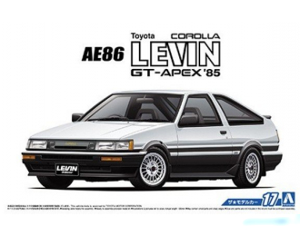 Сборная модель Toyota Corolla Levin GT-Apex AE86 '85