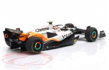McLAREN MCL60 №4 9th Monaco GP Formula 1 Lando Norris (2023)