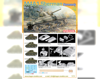 Сборная модель Танк M4A1 Sherman Normandy