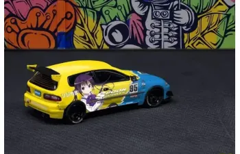 HONDA Civic #CIVOC EG6 Rocket Bunny Spoon with Bear Brick Figure