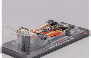 ARROWS F1 A1 Wartseiner №29 Season (1979) Riccardo Patrese - Con Vetrina - With Showcase, Gold Black Red
