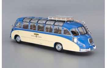 SETRA S8 Kroiss Reisen (1953), blue / ivory