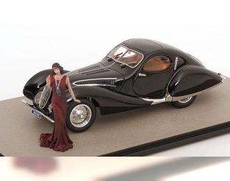 TALBOT Lago Coupe T150C-SS Techno Classica 2019, mit Figur (1937-1939), black