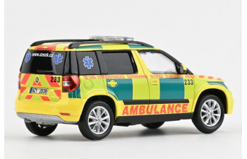 SKODA Yeti Suv Facelift (restyling) Doktor 233 Ambulance (2013), Yellow Green