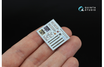 3D Декаль интерьера кабины Schwimmwagen Type 166 (Hero) (с 3D-печатными деталями)