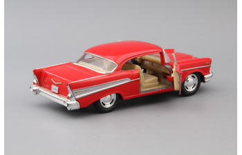 CHEVROLET Bel Air (1957), red