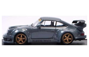 PORSCHE RWB 930 3.8 Type Wing, nardo gray with gold rims