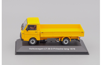 VOLKSWAGEN LT 28 В Pritsche Lang (1975), yellow