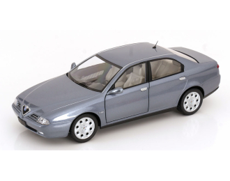 ALFA ROMEO 166 2.4 Jtd (with Decals Comando Esercito Italiano E Civile) (1998) – (lampeggiante Applicabile Con Biadesivo - Flashing Light With Double-sided Tape), Nettuno Grey Met