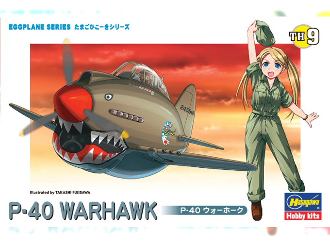 Сборная модель EGG PLANE P-40 WARHAWK