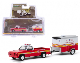 CHEVROLET M1008 "FDNY" (Fire Department City of New York) с прицепом Small Cargo 1986